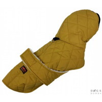 Жилет для собак на липучке горчичного цвета GL-1 (осень-зима)