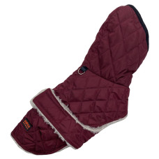 Жилет для собак Dogs Bomba GL-2 бордового цвета на меху