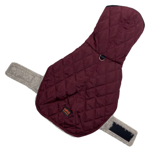 Жилет для собак Dogs Bomba GL-2 бордового цвета на меху