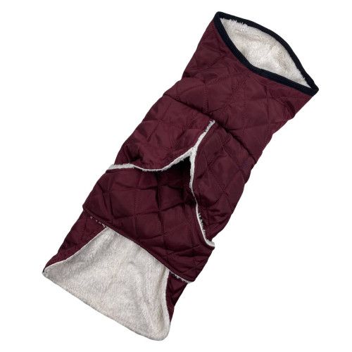 Жилет для собак Dogs Bomba GL-2 бордового цвета на меху