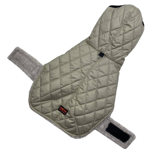 Жилет для собак на липучке оливкового цвета GL-8 (осень-зима)