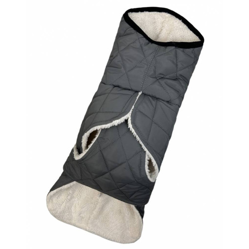 Жилет для собак Dogs Bomba GL-9 сірого кольору на липучці