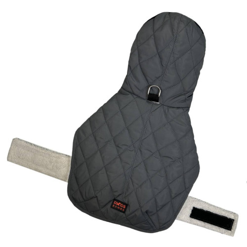 Жилет для собак Dogs Bomba GL-9 сірого кольору на липучці