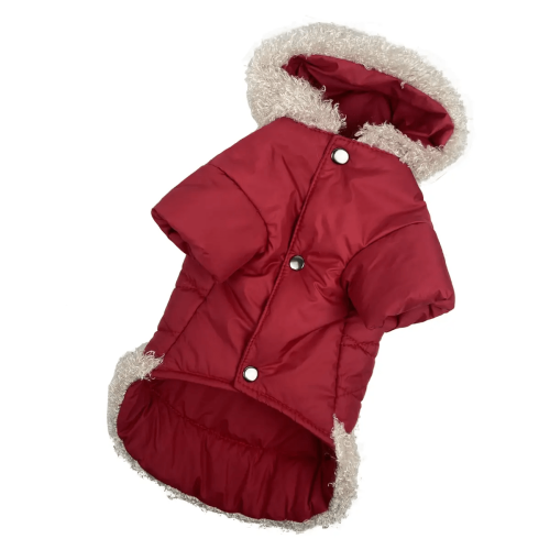 Куртка для собак Dogs Bomba K-65 Красная с мехом