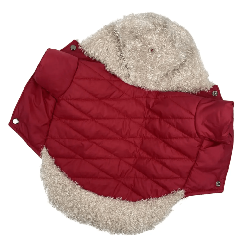 Куртка для собак Dogs Bomba K-65 Красная с мехом