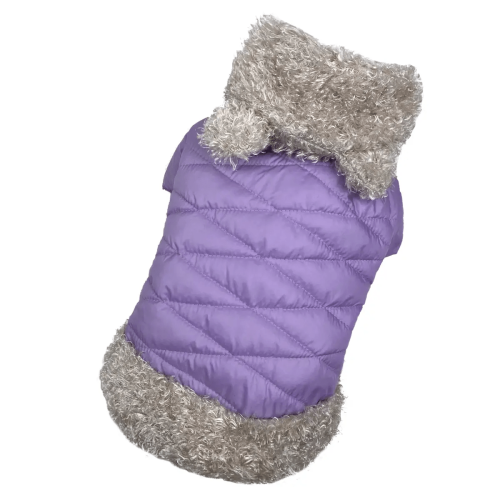 Куртка для собак Dogs Bomba K-66 Лаванда с мехом