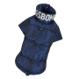 Куртка для собак синего цвета K-75 с фиксаторами