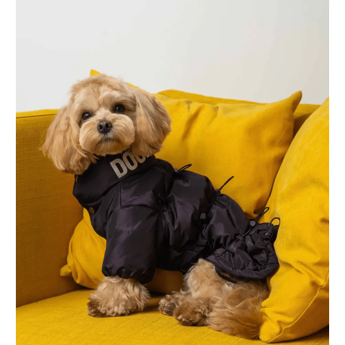 Куртка для собак фіолетового кольору K-76 з фіксаторами