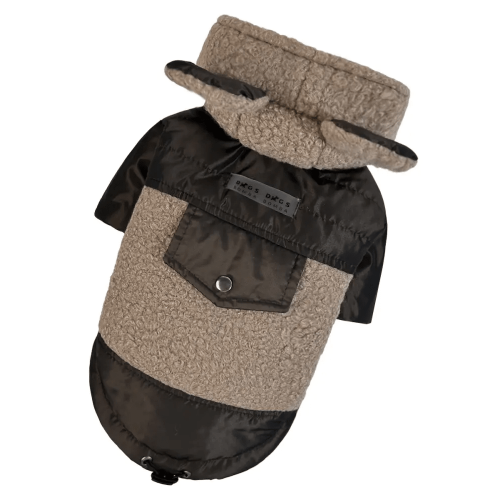 Куртка для собак Teddy коричнева K-77