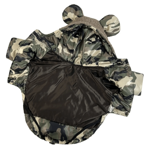 Куртка Teddy для собак Dogs Bomba K-78 Мілітарі (Мультикам)