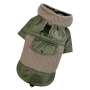 Куртка Teddy для собак кольору хакі K-80