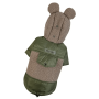 Куртка Teddy для собак кольору хакі K-80