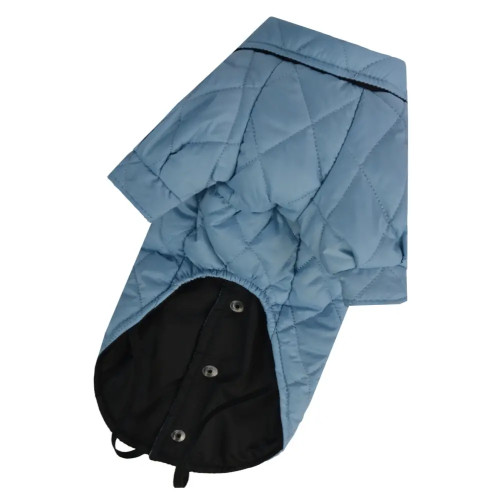 Куртка-сорочка для собак блакитна демісезонна K-85