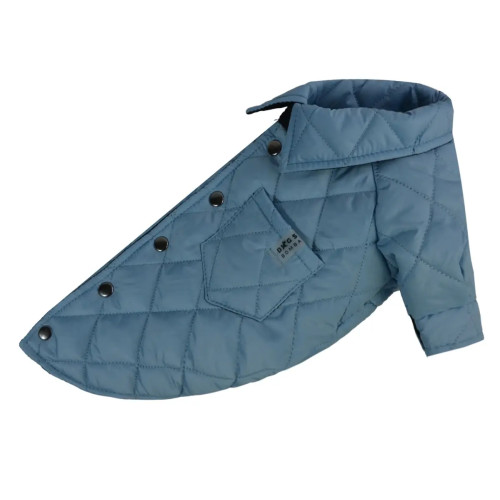 Куртка-сорочка для собак блакитна демісезонна K-85