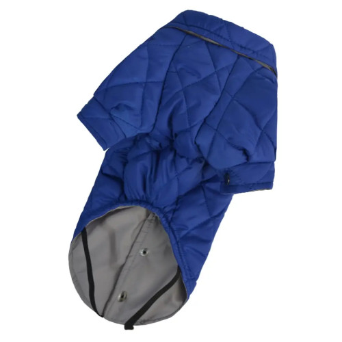 Куртка-сорочка для собак синя демісезонна K-87