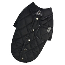 Куртка-рубашка для собак Dogs Bomba K-89 чёрная утеплённая