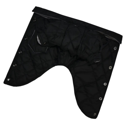 Куртка-рубашка для собак Dogs Bomba K-89 чёрная утеплённая