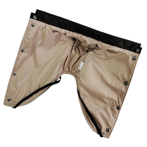 Куртка-сорочка для собак водовідштовхувальна утеплена шоколадна K-90