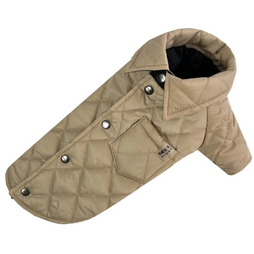 Куртка-сорочка для собак Dogs Bomba K-92 перлинна утеплена