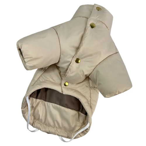 Куртка для собак с фиксаторами жемчужная демисезонная K-93