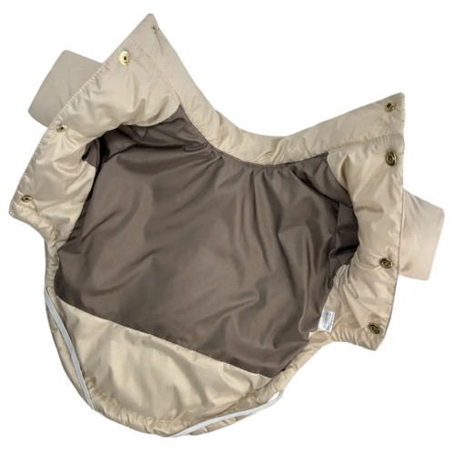 Куртка для собак с фиксаторами жемчужная демисезонная K-93