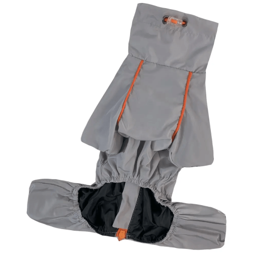 Дощовик для собак «Кант» сірого кольору M-102