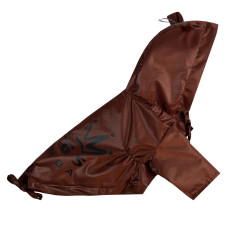 Дощовик-парка для собак DB коричневого кольору M-116