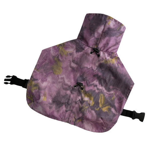 Дощовик-плащ для собак Dogs Bomba M-117 Абстракція фіолет з регулюванням