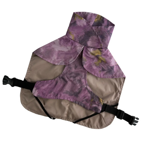 Дощовик-плащ для собак Dogs Bomba M-117 Абстракція фіолет з регулюванням