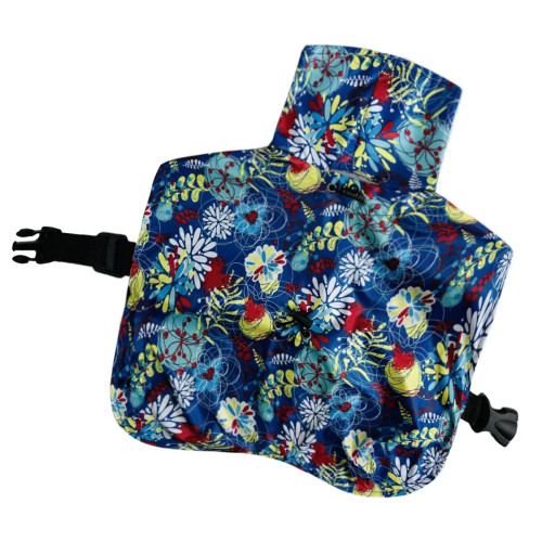 Дощовик-плащ для собак Dogs Bomba M-118 Синій з візерунками