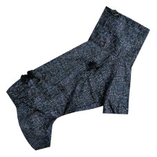 Дощовик для собак з фіксаторами «Картатий» M-123