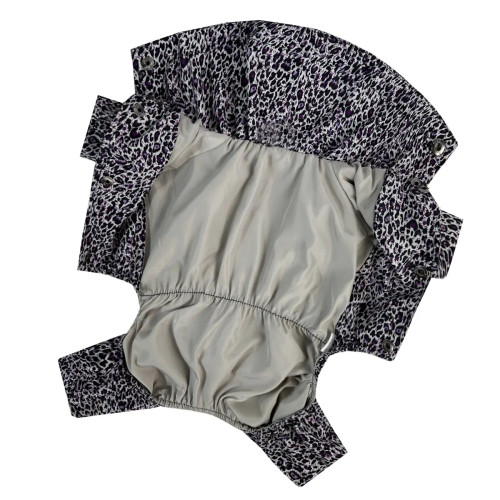 Дощовик для собак з фіксаторами «Леопард» M-125