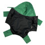 Дощовик для собак із кишенею зеленого кольору M-77
