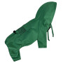 Дощовик для собак із кишенею зеленого кольору M-77