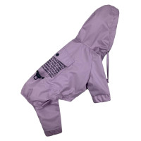 Водовідштовхувальний дощовик для собаки M-86 лавандового кольору