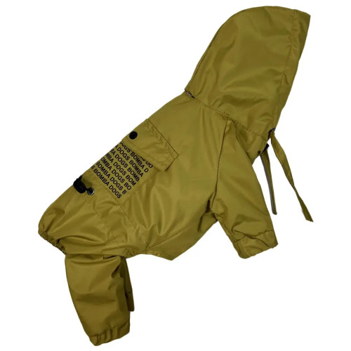 Дождевик для собак DB карман лайм M-95