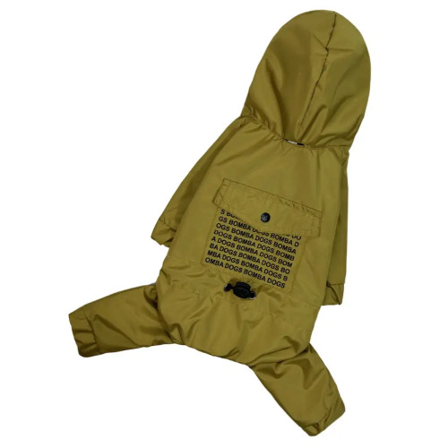 Дождевик для собак DB карман лайм M-95