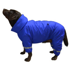 Дощовик для великих собак синього кольору MB-9