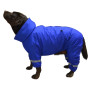 Дождевик для крупных собак синего цвета MB-9