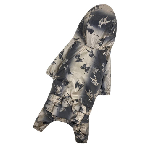 Дощовик для собаки дівчини метелики MD-10