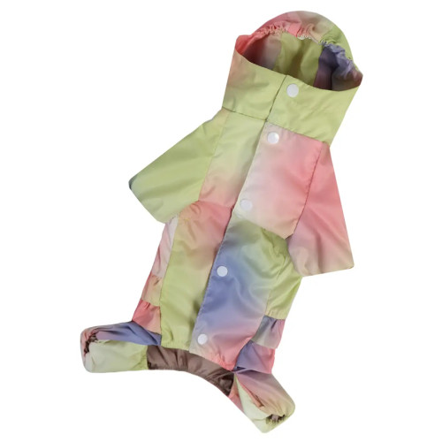 Дождевик для девочек рюша тай-дай MD-28