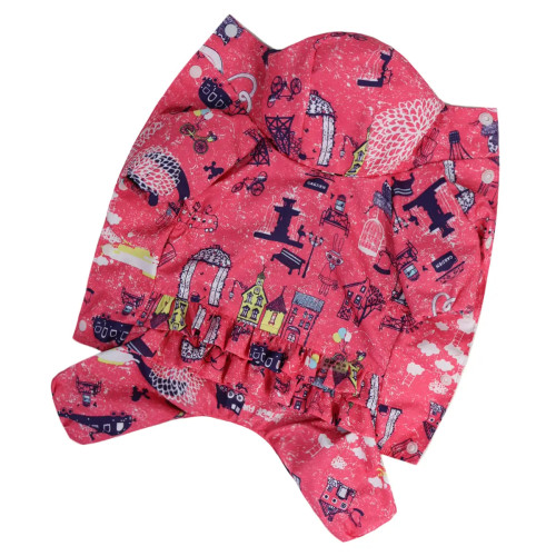 Дождевик для девочек рюша Париж MD-29