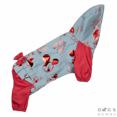 Дощовик для собаки дівчини з світловідбиваючої тканини Мiккi MD-4