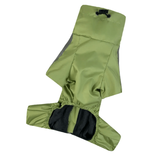 Дощовик для собак Dogs Bomba MF-32 Салатовий на флісі