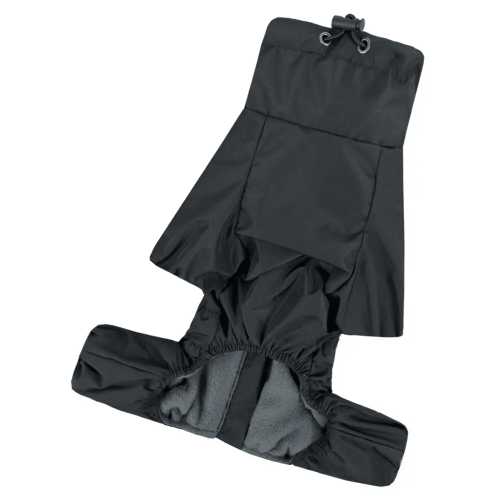 Дощовик для собак Dogs Bomba "Спорт" на флісі MF-33 чорний