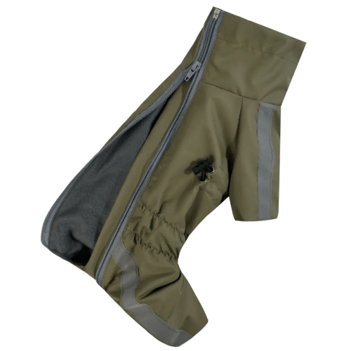 Дождевик для собак "Спорт" на флисе, хаки MF-36