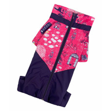 Дощовик для собак Dogs Bomba MT-24 Париж для такс дівчат