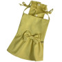 Сарафан для собак P-40 льняной жёлтого цвета