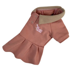 Сукня поло для собак P-39 кольору пудра