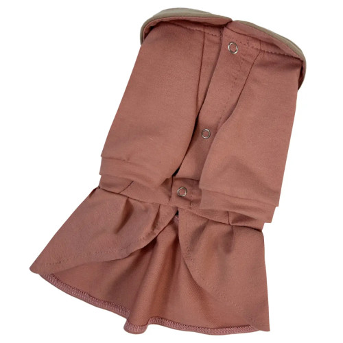 Сукня поло для собак P-39 кольору пудра